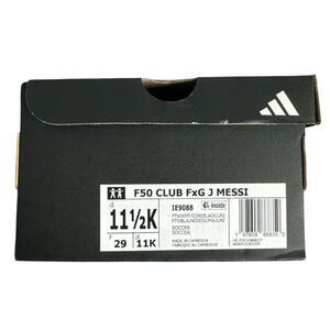 Adidas Kids F50 Club FxG J Messi Empty Shoe Box - Black, Size 11.5K (IE9088)‎